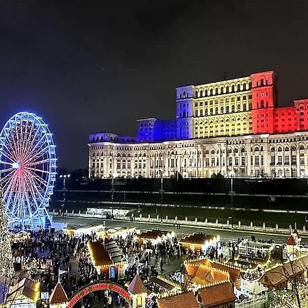 Top Location - Contemporary Parliament View - 2Br Bukarest Kültér fotó